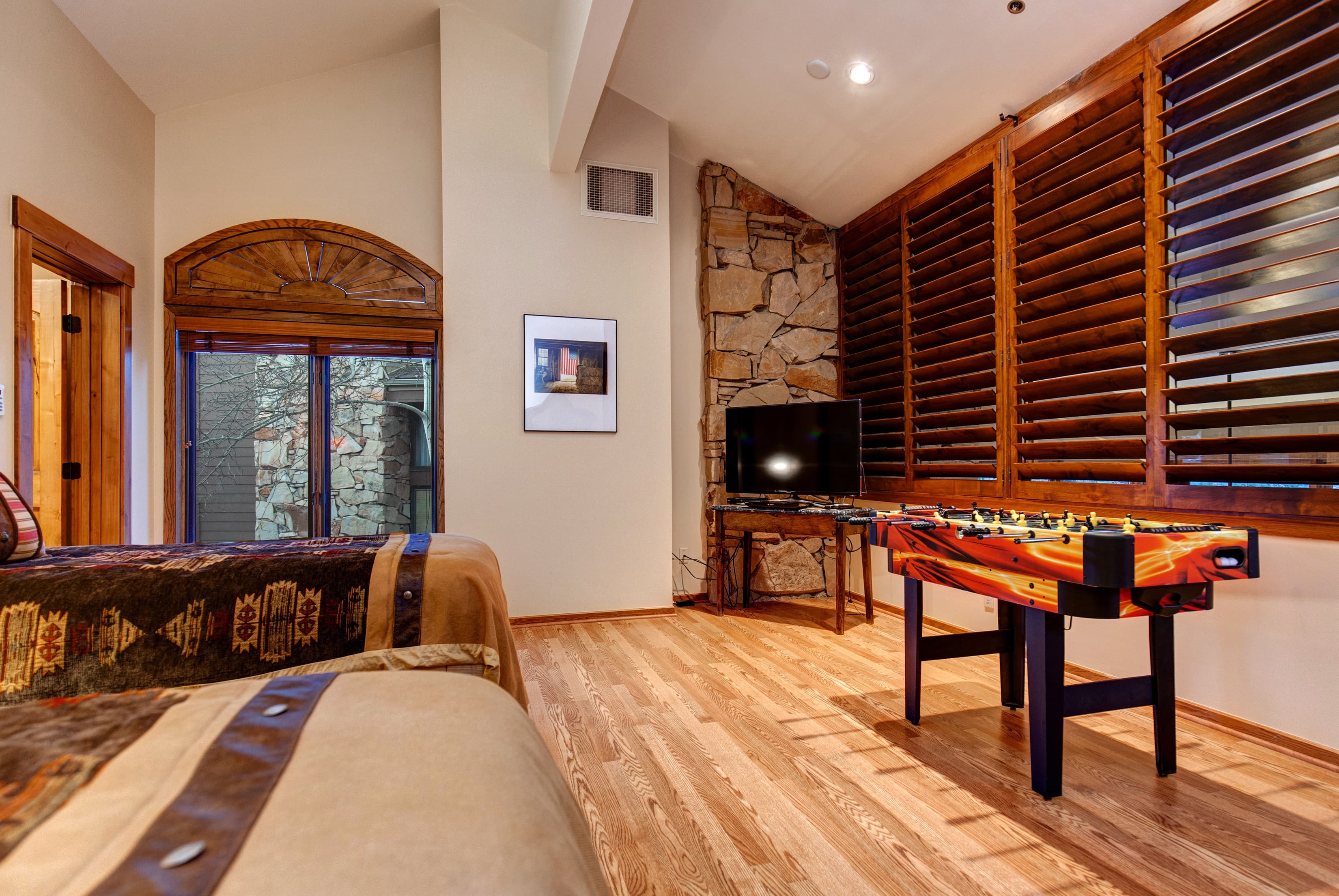 Doubles as a game room