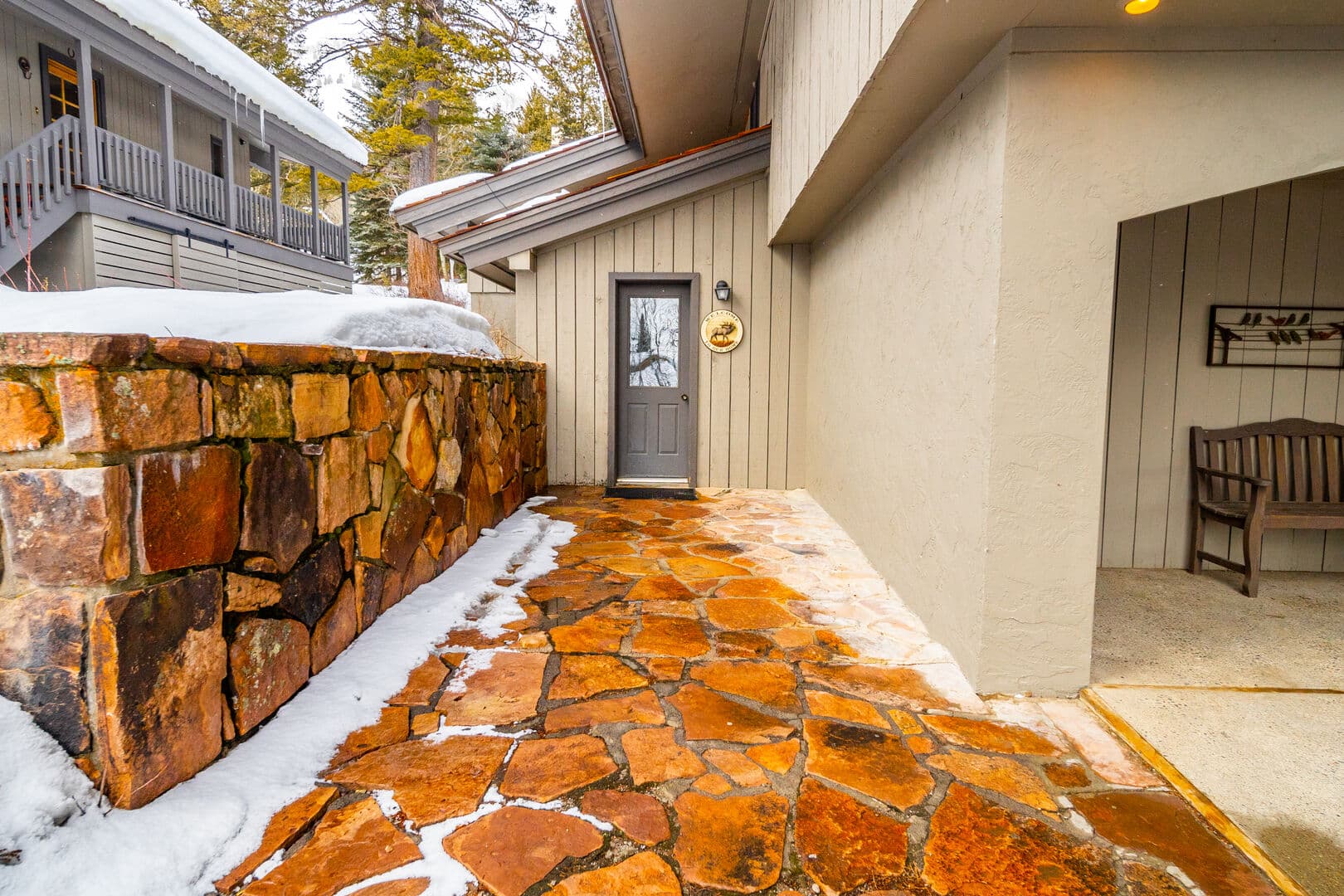 Side Entry (separate Garage Building pictured at left)