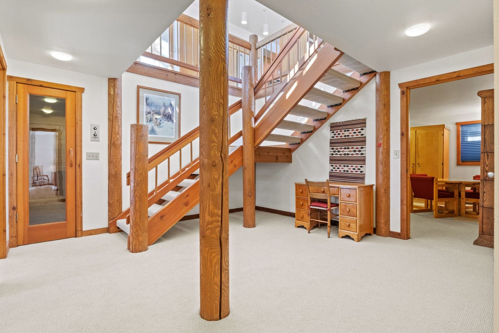 Downstairs Foyer & Sauna