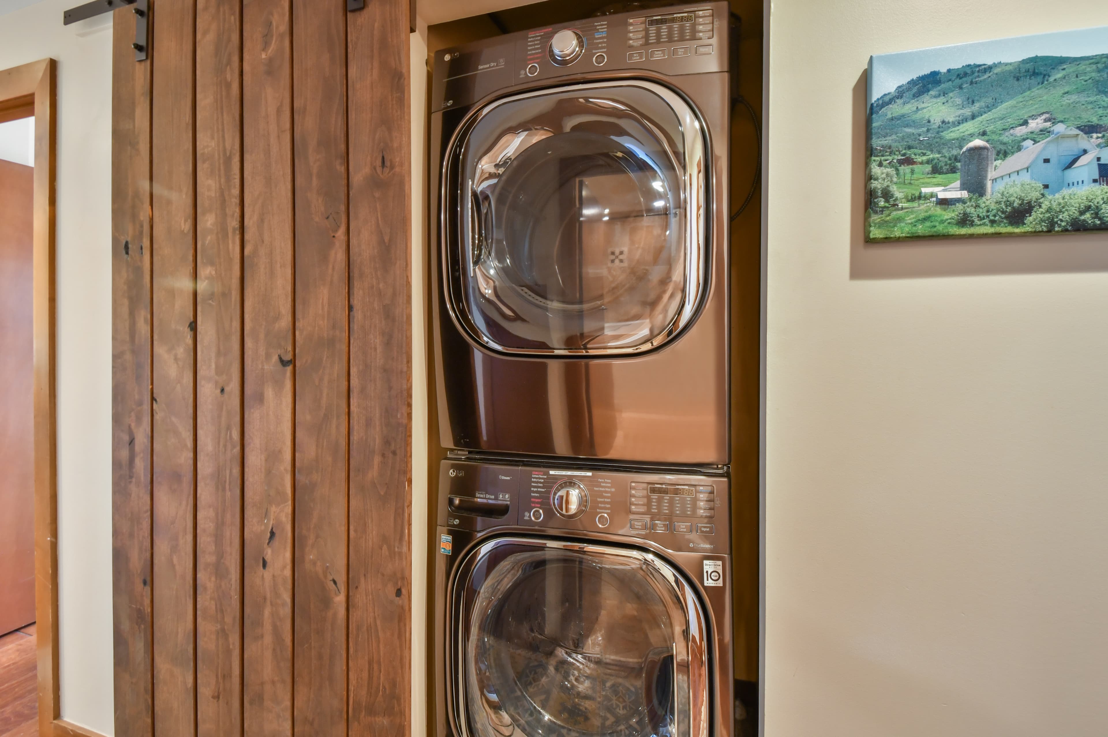 Private washer and dryer