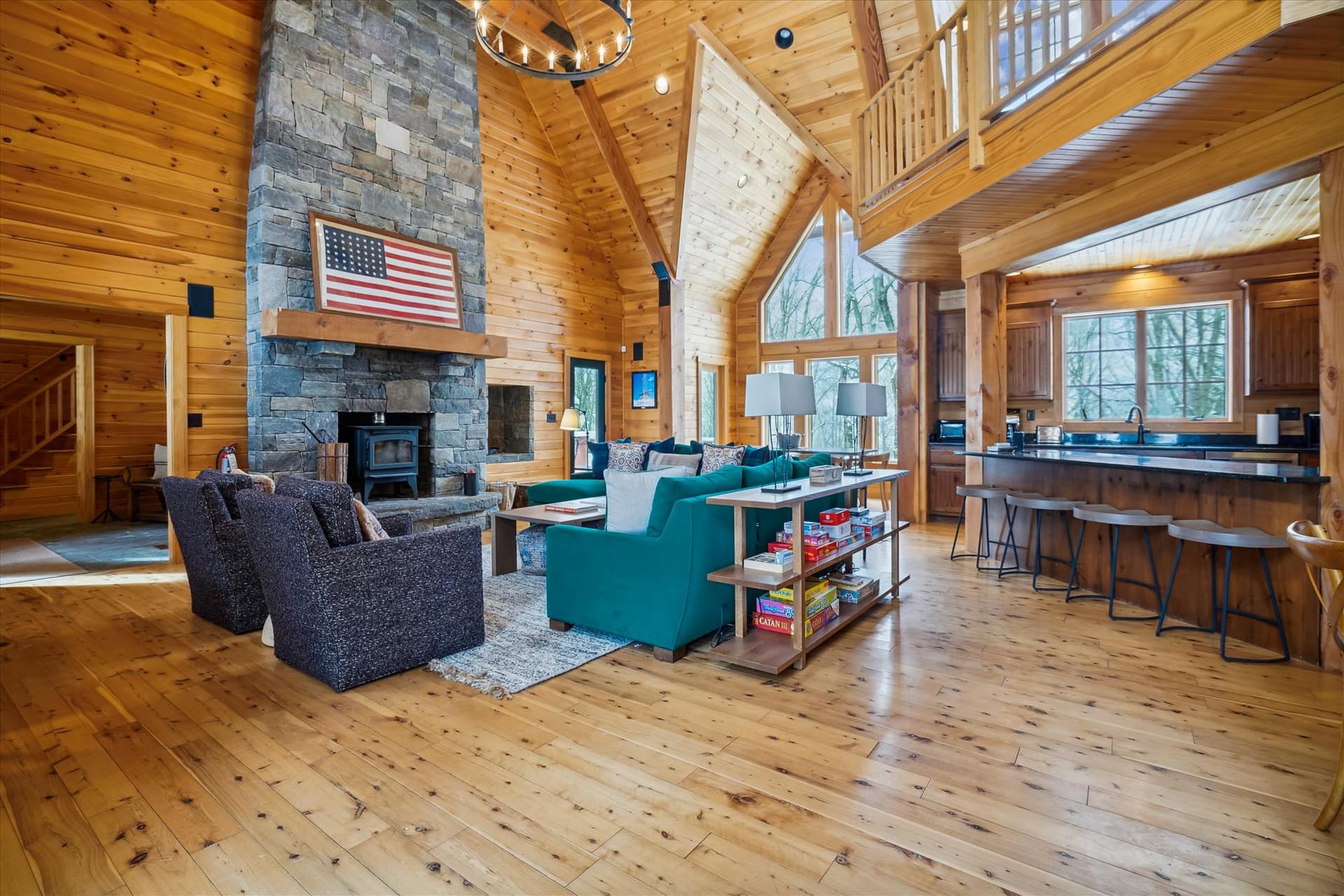 Spacious floor plan.