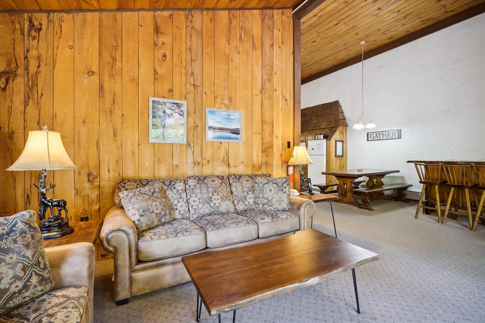 Comfortable seating.