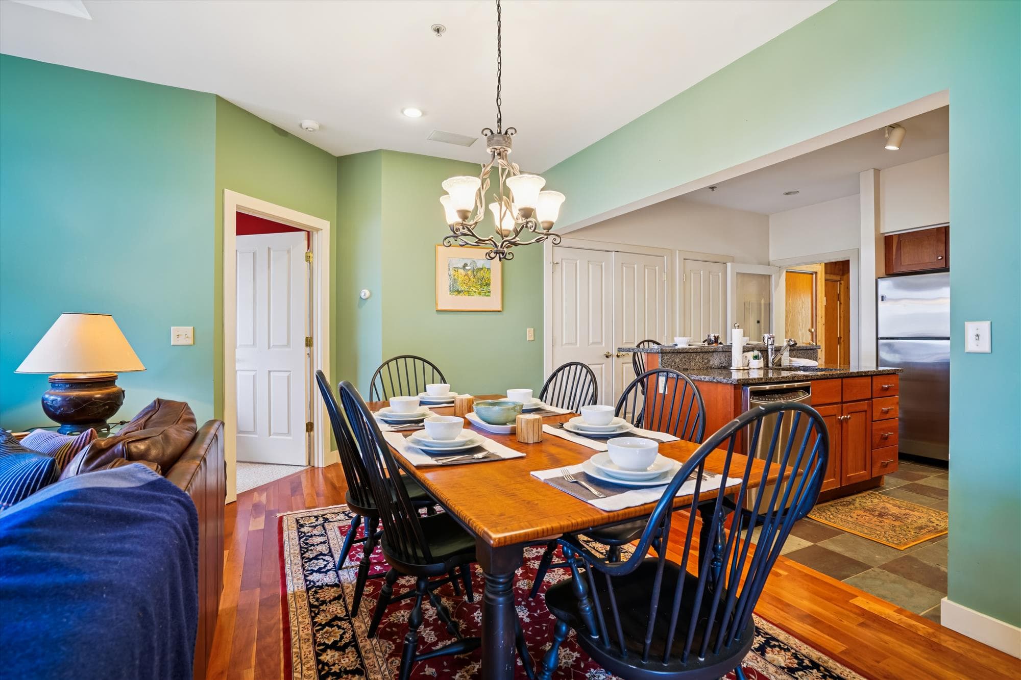 Gather around for meals, stories, and laughter that linger long after dinner. The open layout keeps everyone connected