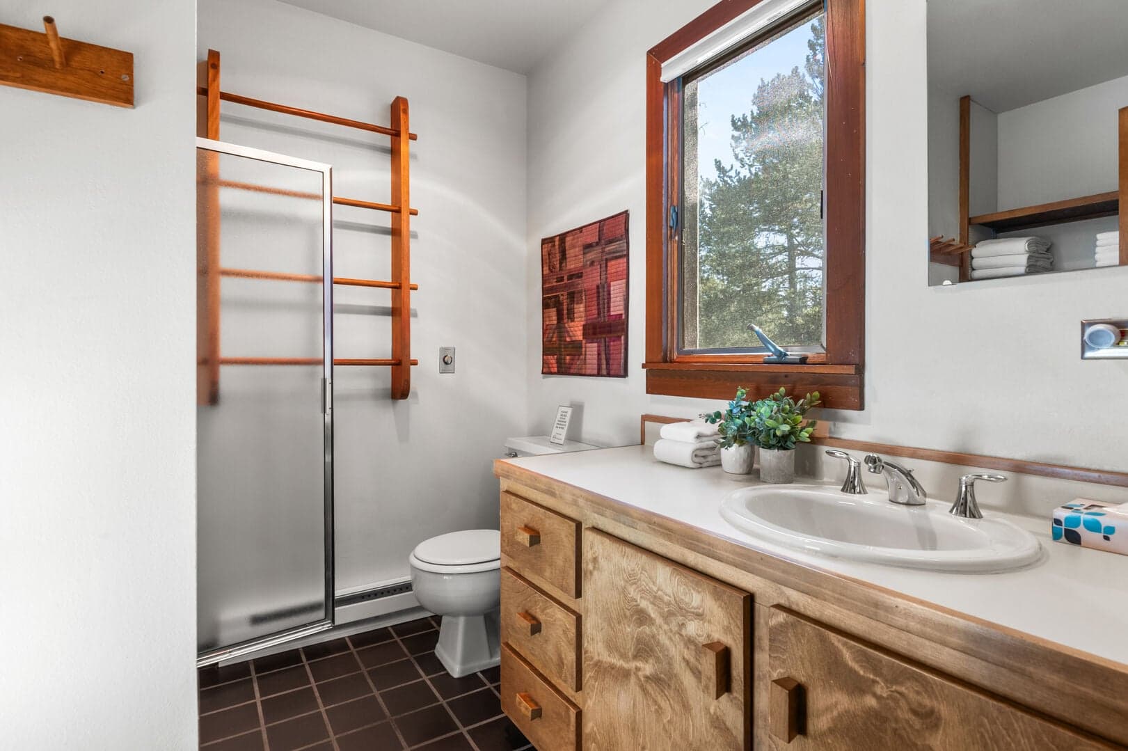 Upstairs Bathroom In Hallway