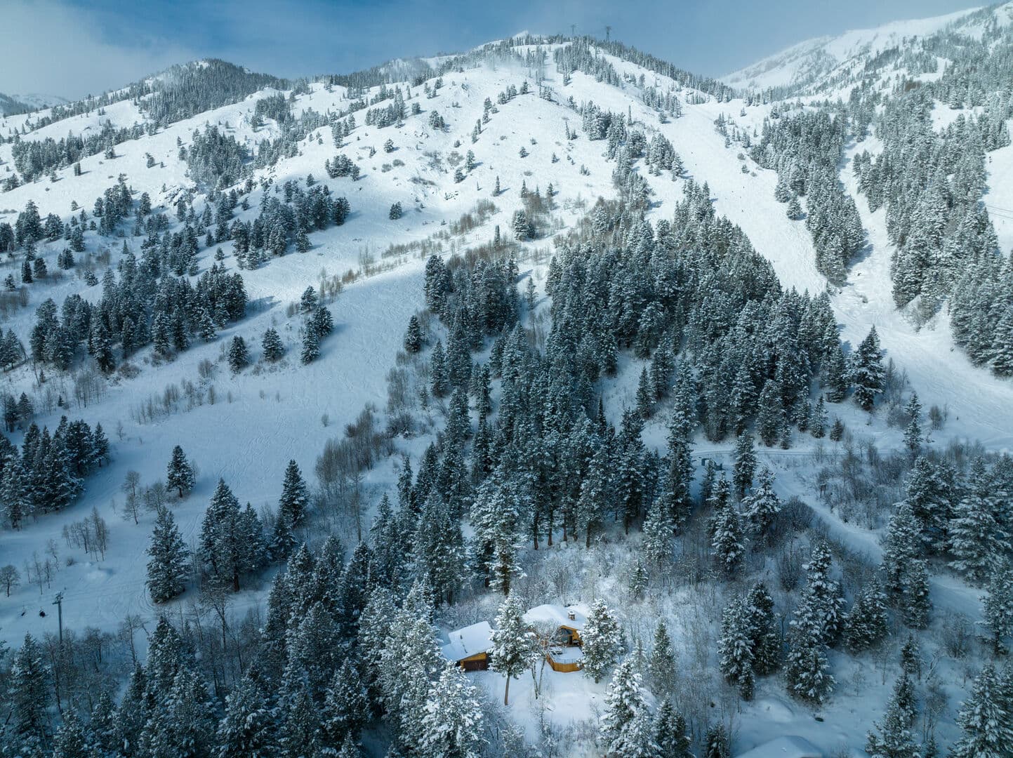 Summit Chalet Aerial