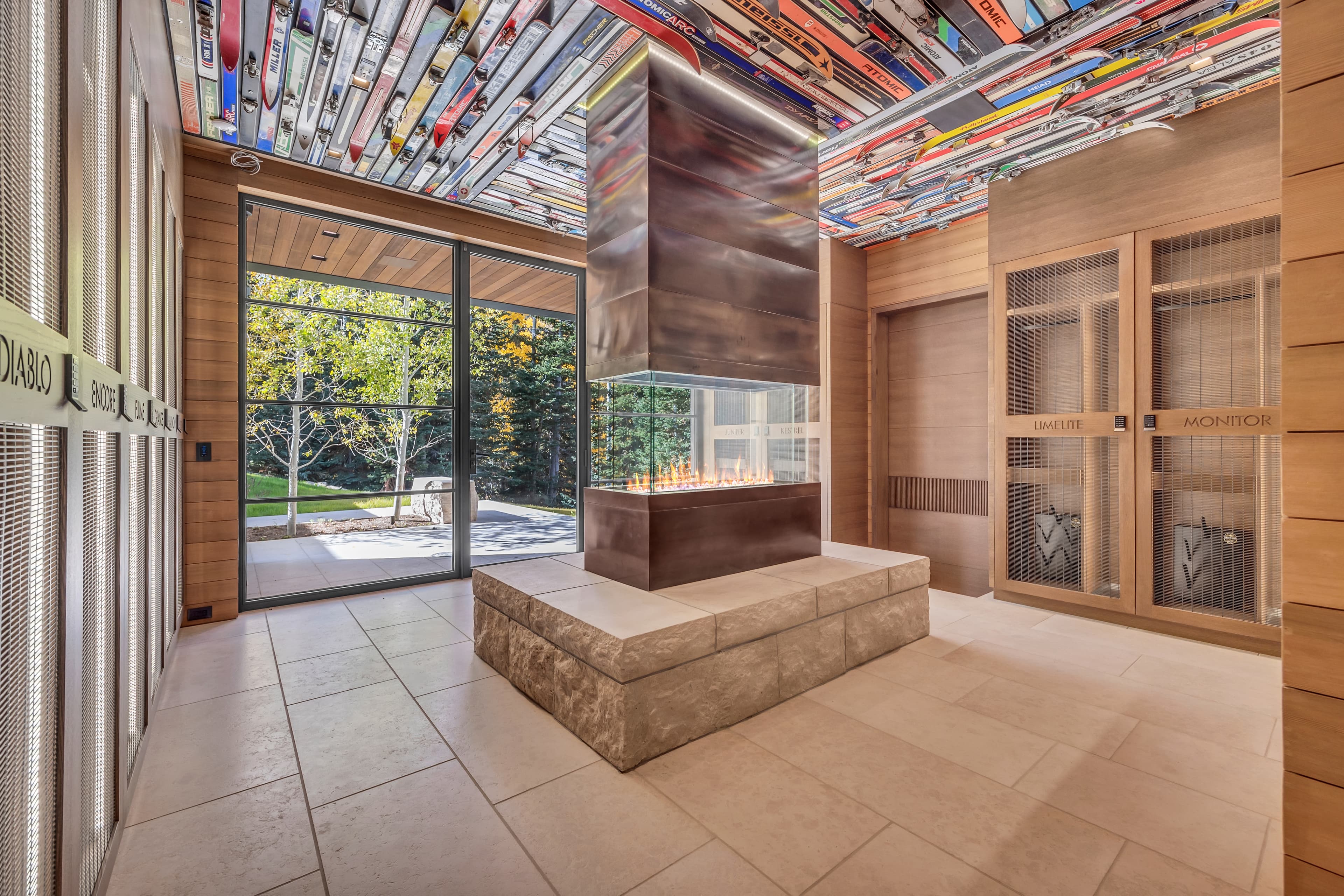 Large Storage Room With Ski Out Access.