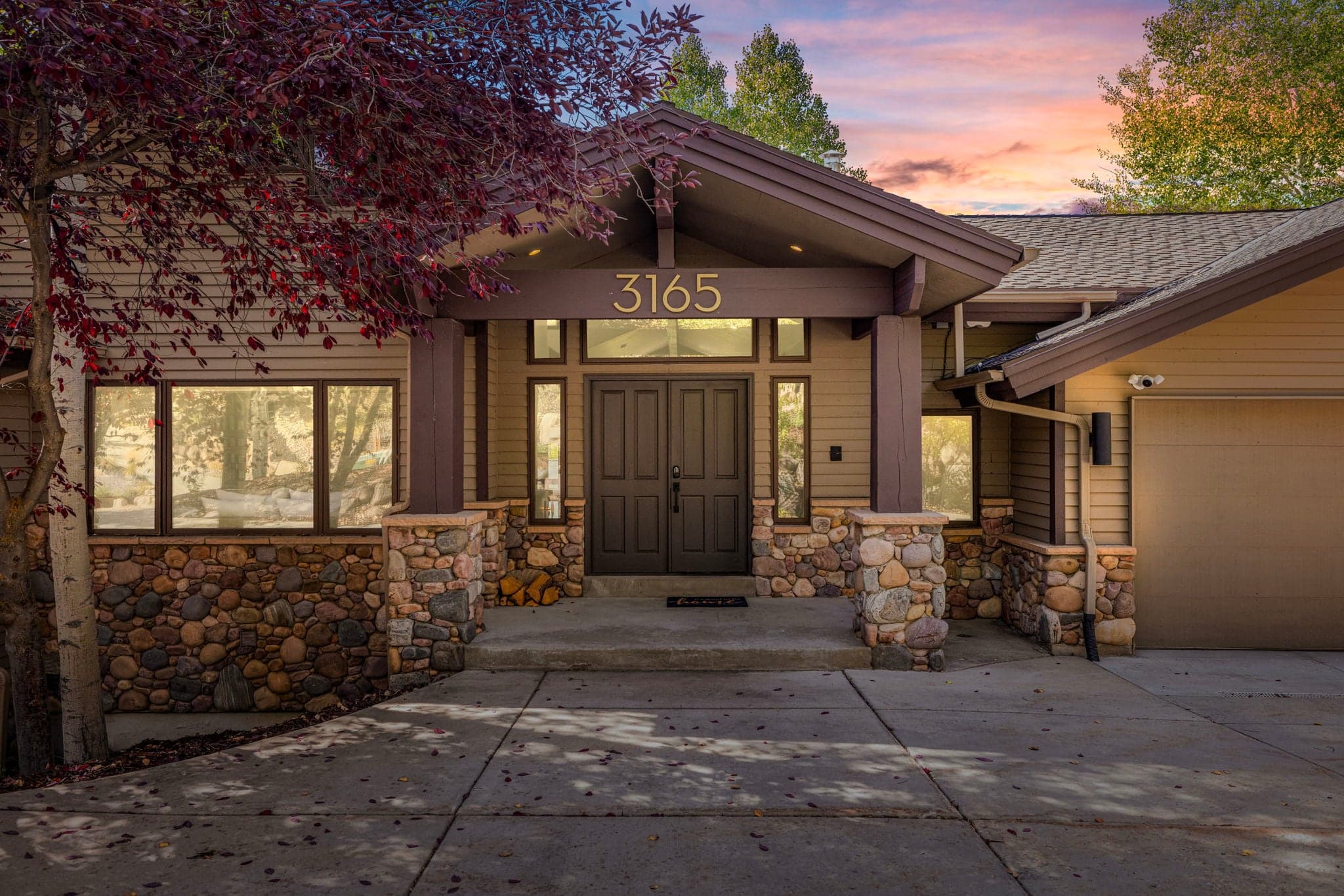 Large Entryway and Garage of One of Our Luxury Park City Vacation Rentals.