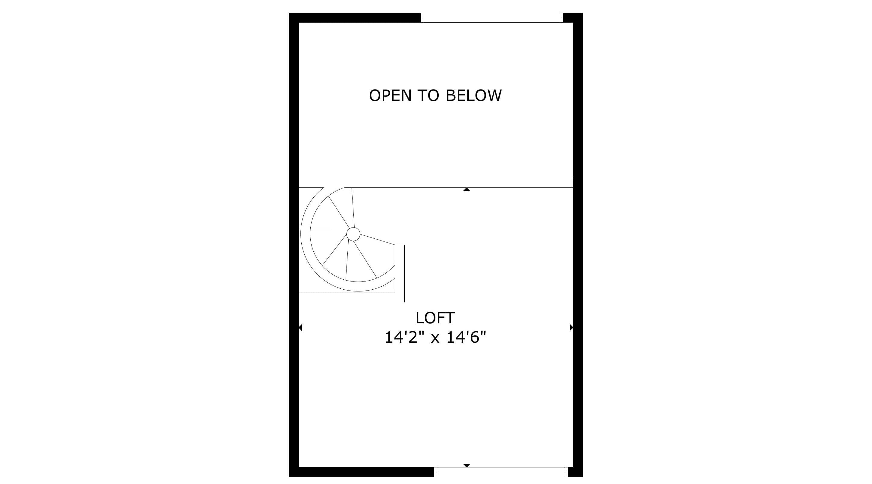 Floor plan for loft
