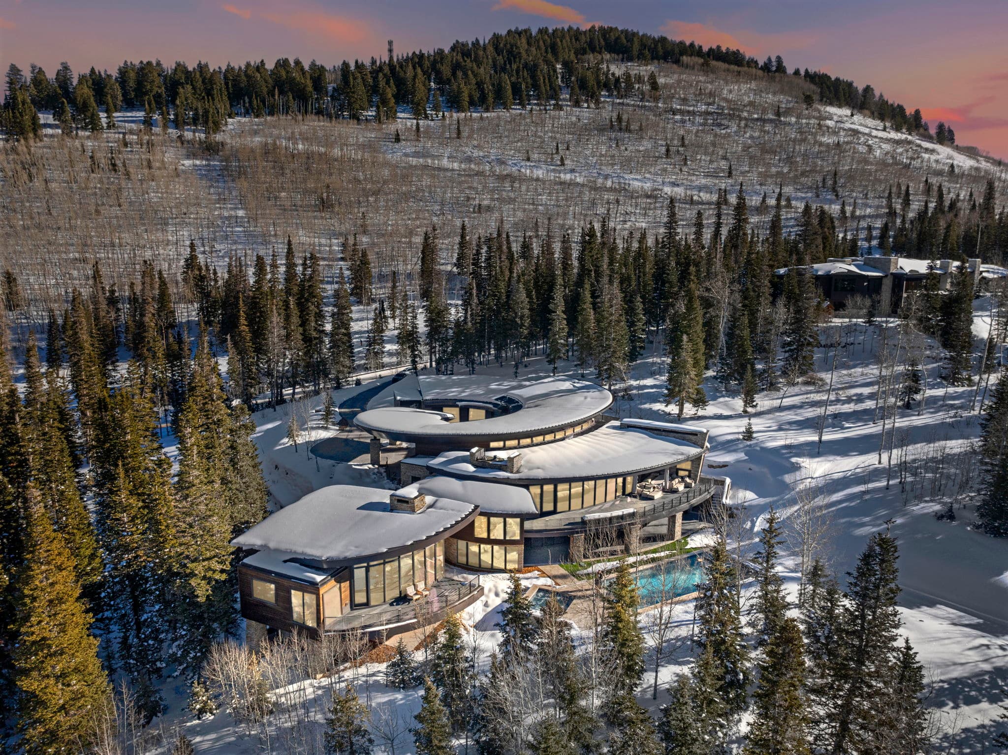 An exterior view of our  Alpine Opus at the Colony luxury Park City Vacation rental.