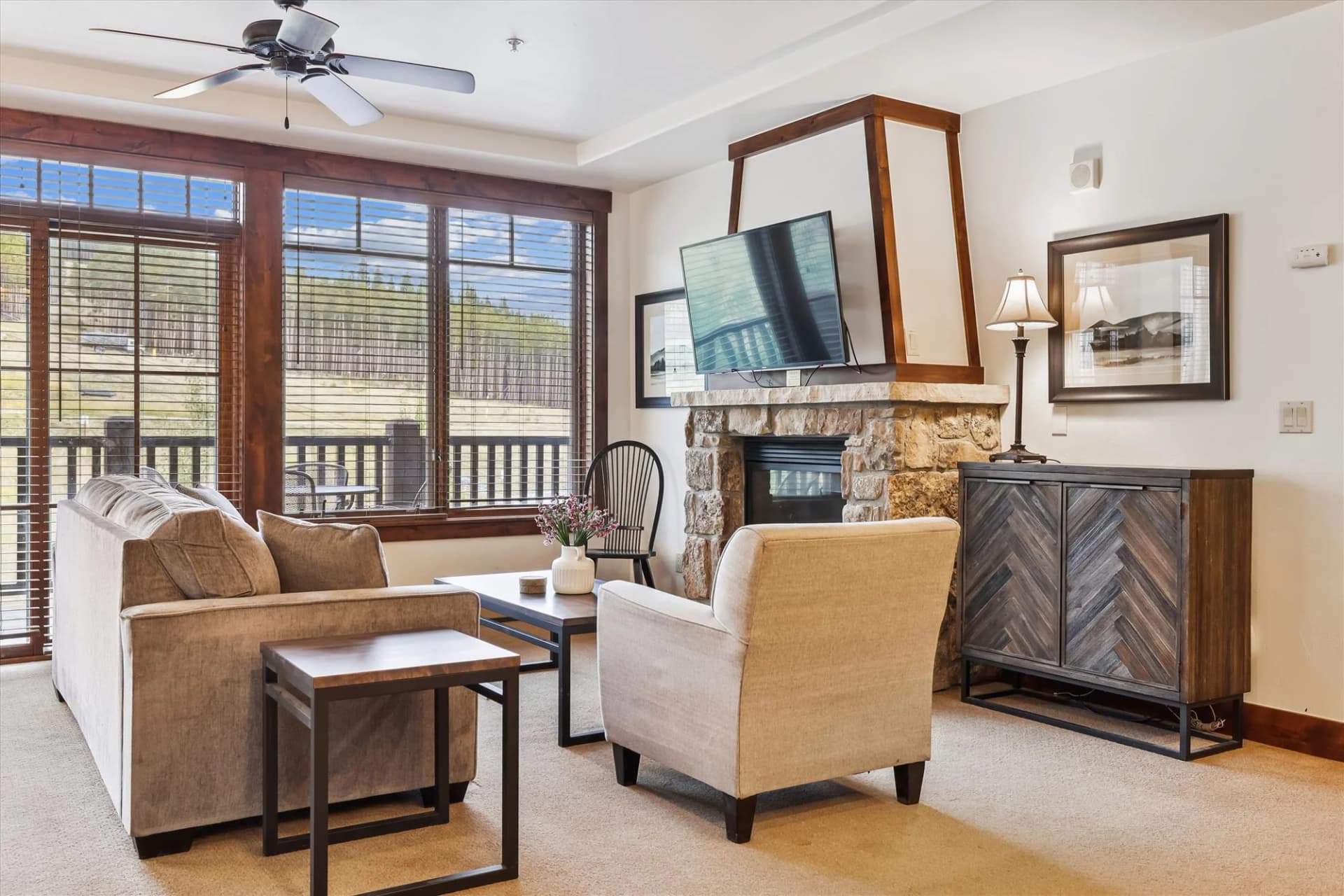 Living Room - Crystal Peak Lodge 7303 - Breckenridge Vacation Rental