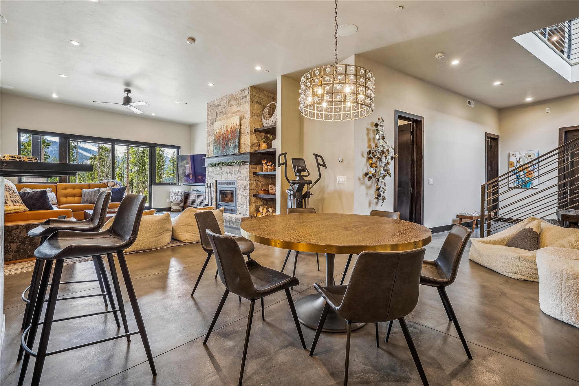Family Room, The Crowne Summit, Breckenridge Vacation Rental