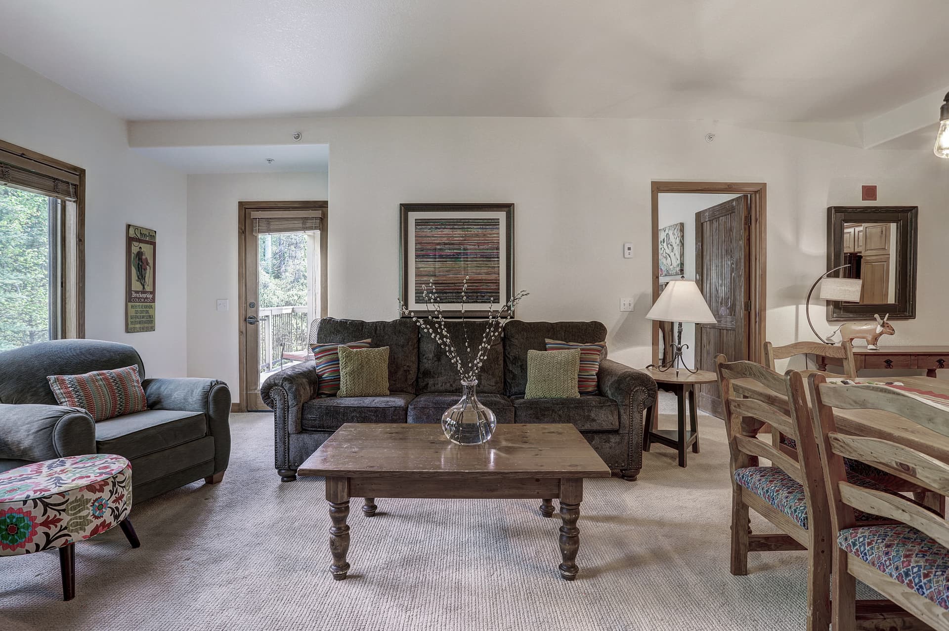 Living Room, Tyra Riverbend 213, Breckenridge Vacation Rental
