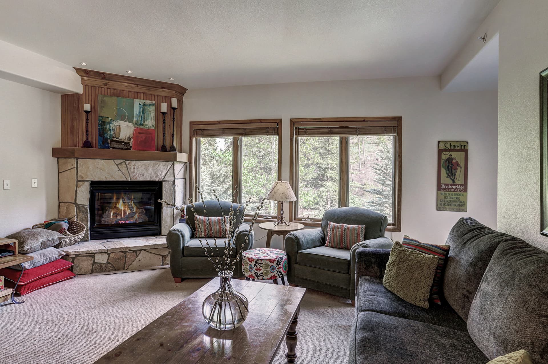 Living Room, Tyra Riverbend 213, Breckenridge Vacation Rental
