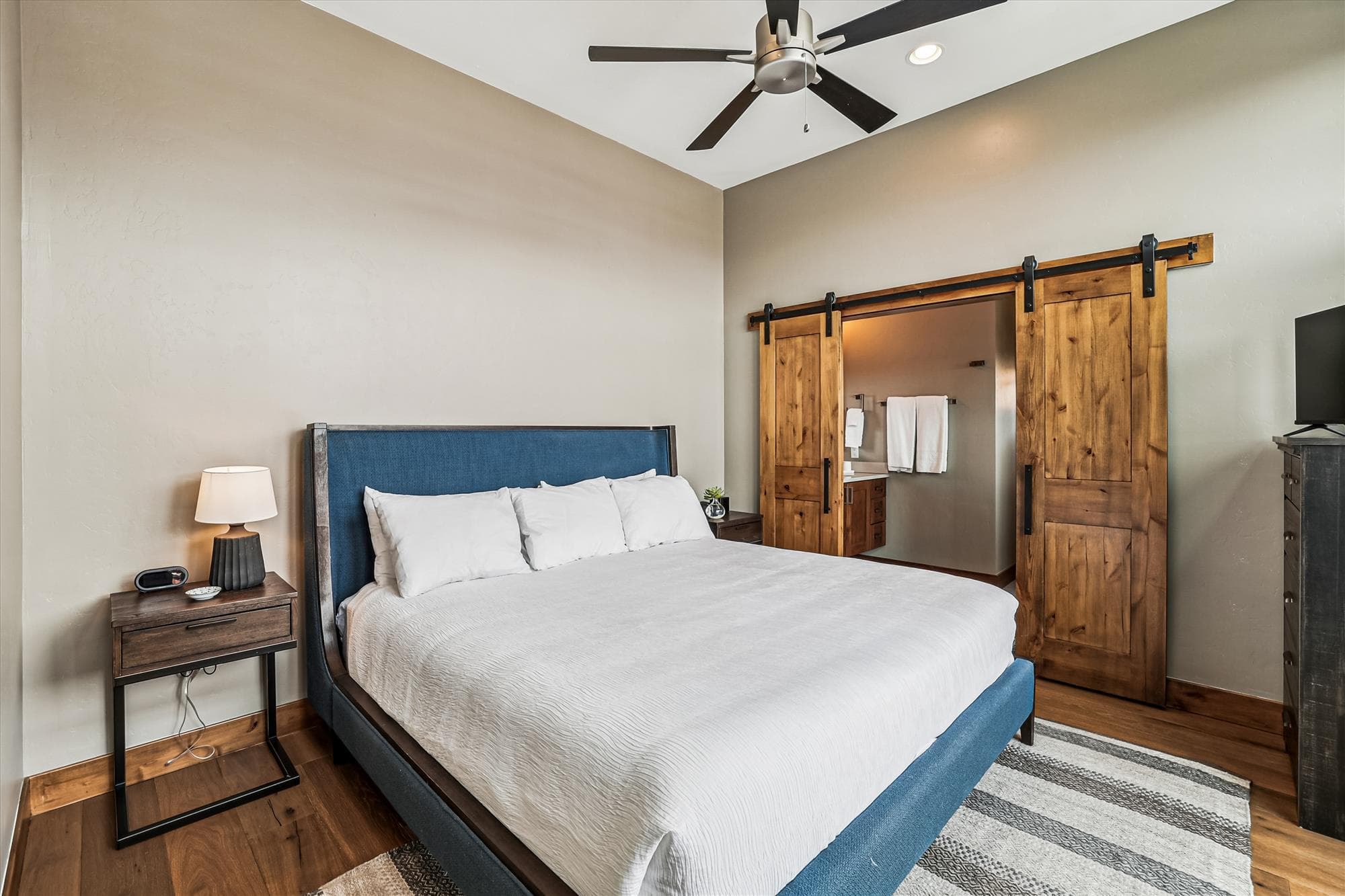 Primary Bedroom, Decked Out Downtown, Frisco Vacation Rental