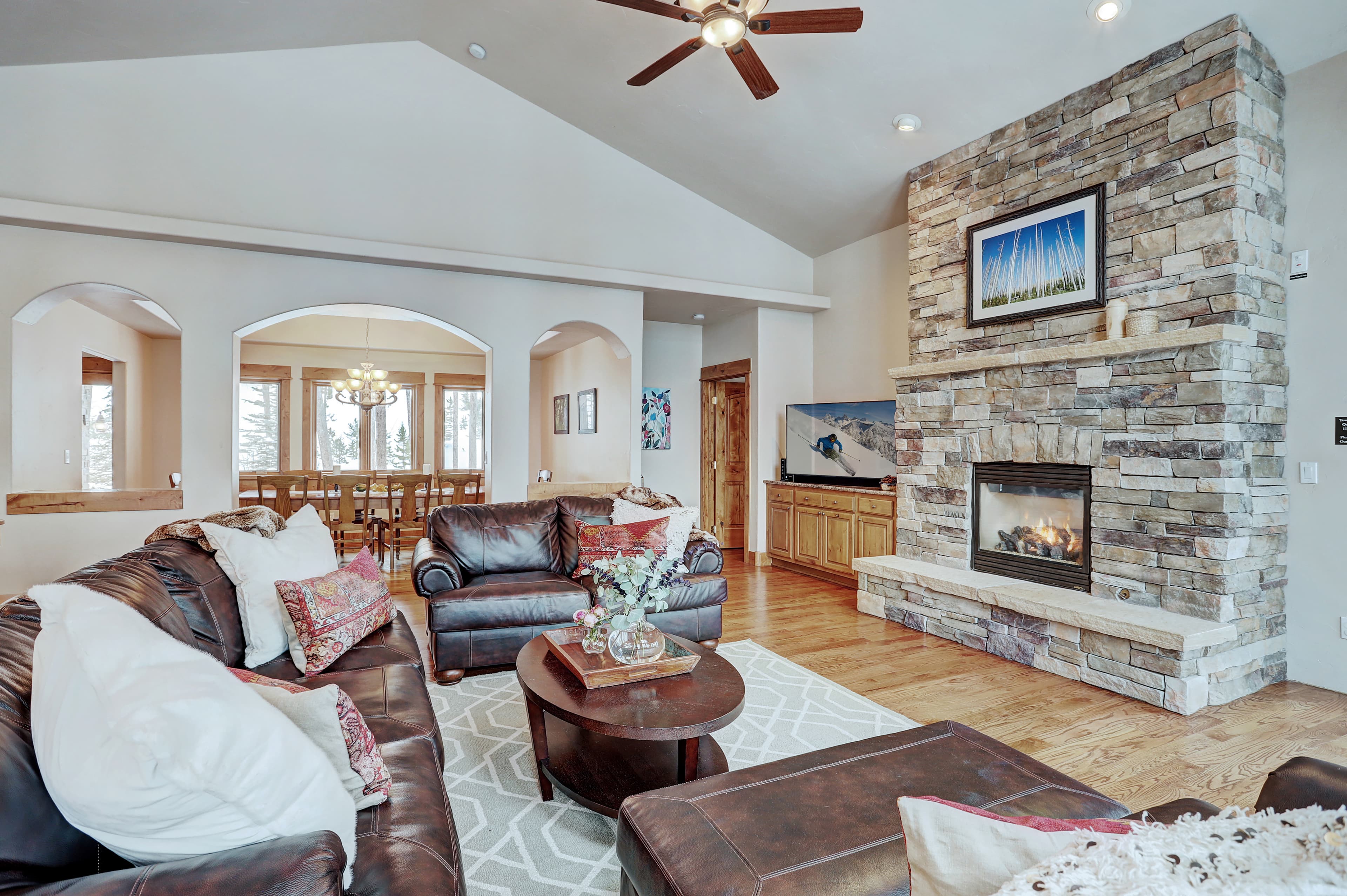 Living Room - Highlands Trail House - Breckenridge Vacation Rental