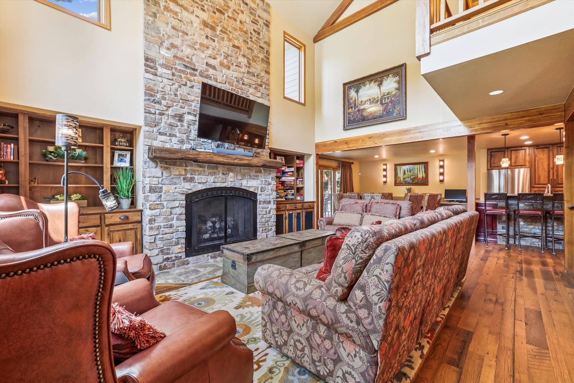 Living Area - Friendly Fox Chalet - Breckenridge Vacation Rental