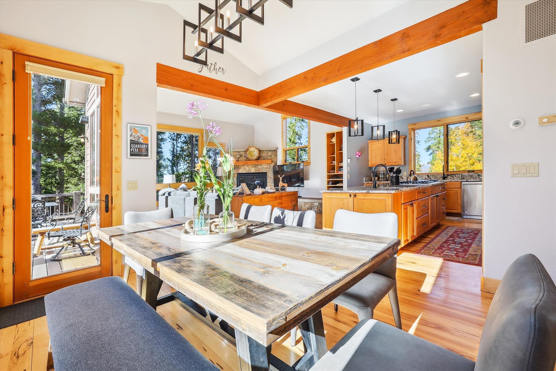 Dining Area - Lone Hand Lodge - Breckenridge Vacation Rental