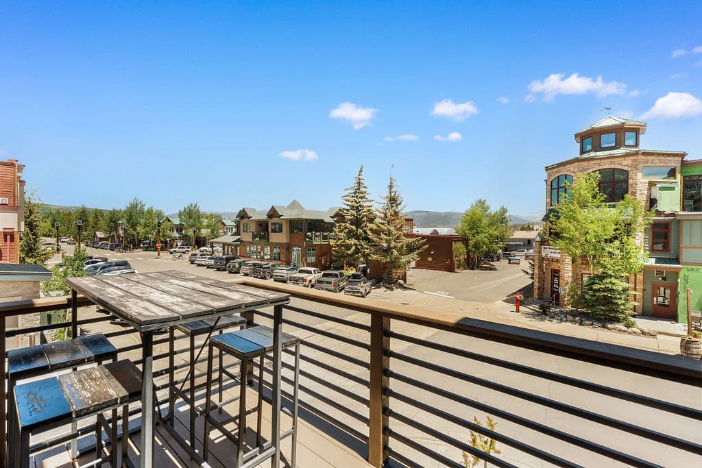 Balcony,  Decked Out Downtown, Frisco Vacation Rental