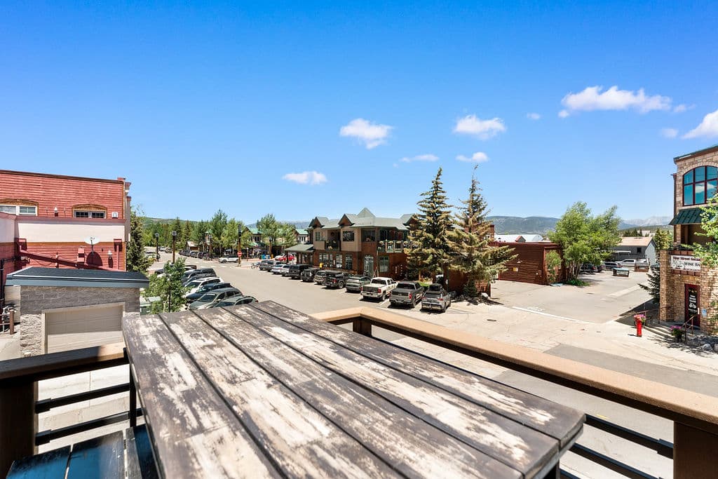 Balcony,  Decked Out Downtown, Frisco Vacation Rental