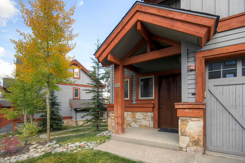 Exterior entryway view - Amber Sky Breckenridge Vacation Rental