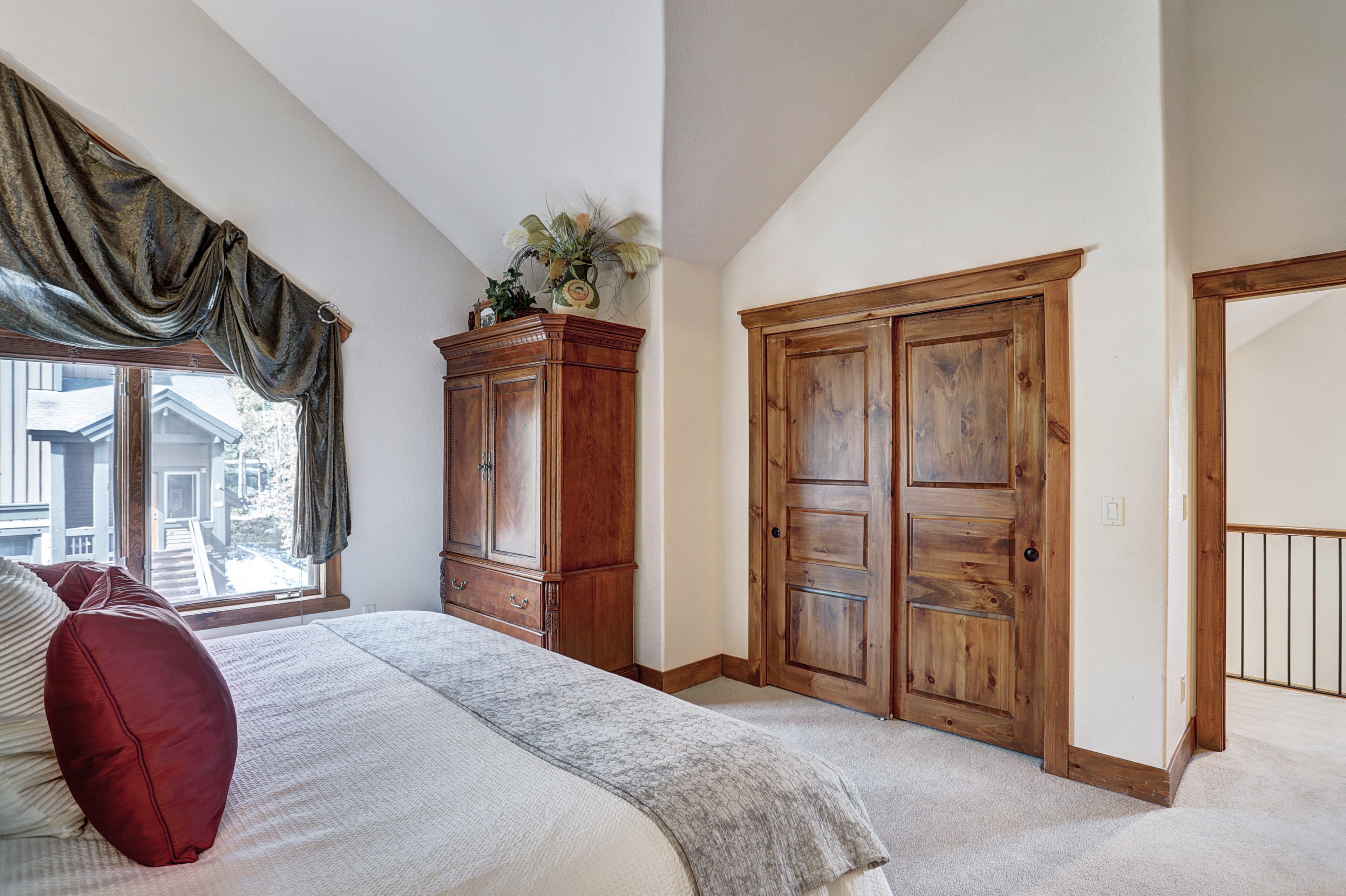 Store your vacation clothes in the spacious closet - Amber Sky Breckenridge Vacation Rental