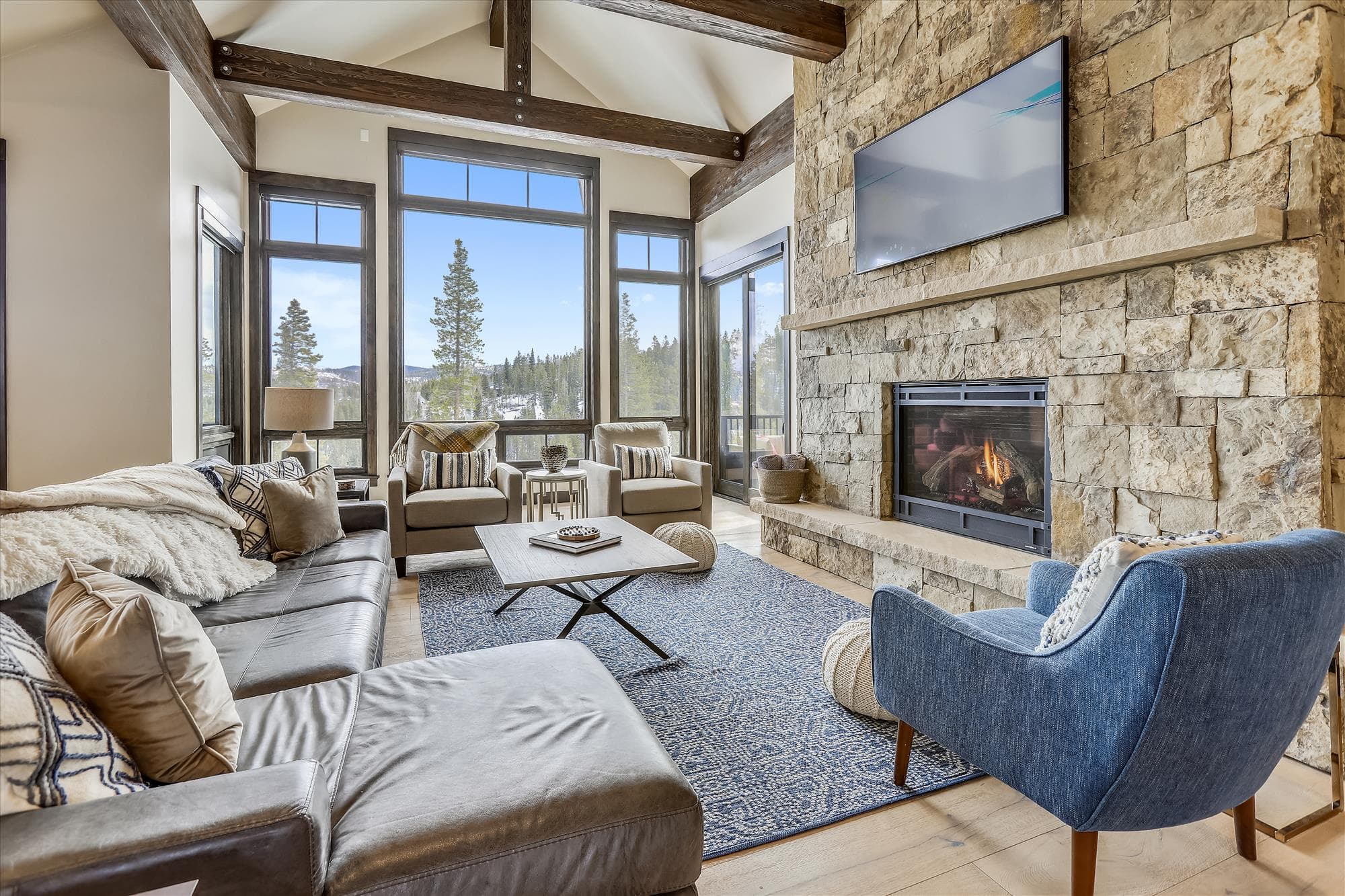 Living Area - Barton Creek Vista Breckenridge Vacation Rental