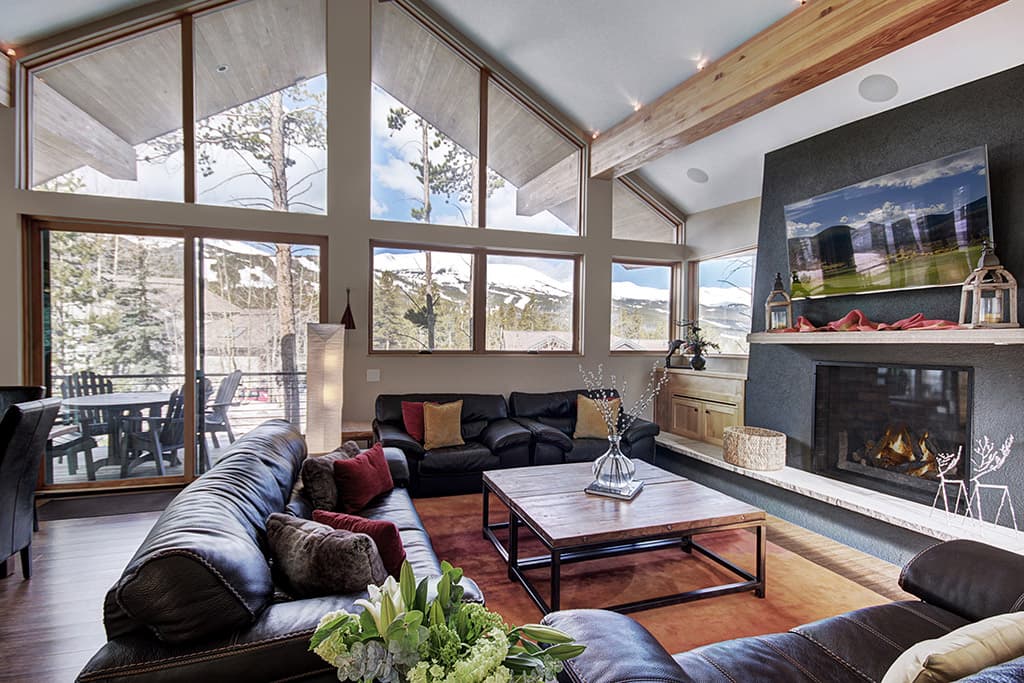 Living Area - Cloud Cabin - Breckenridge Vacation Rental