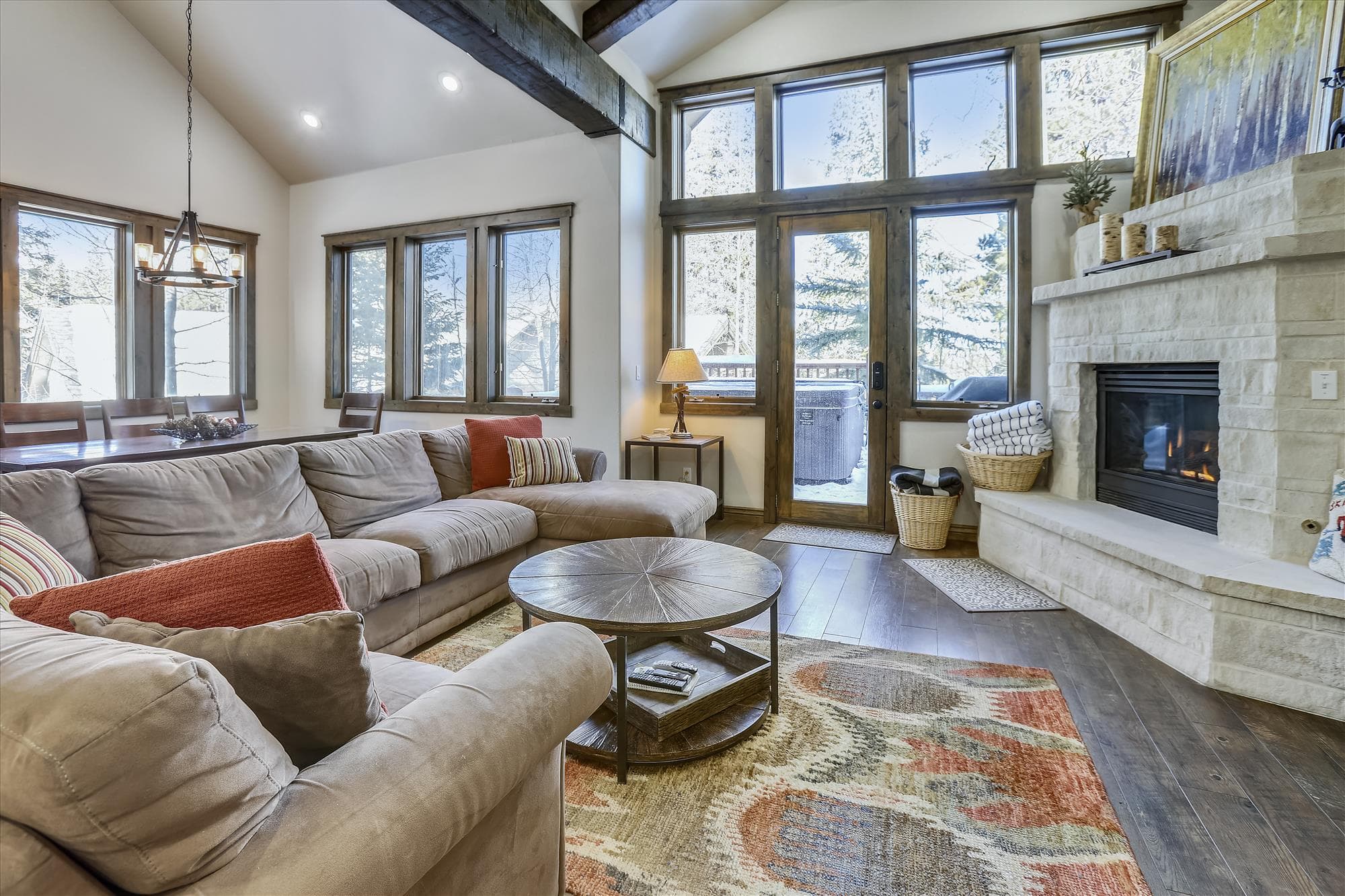 Living Room - Highwood Hideaway - Breckenridge Vacation Rental