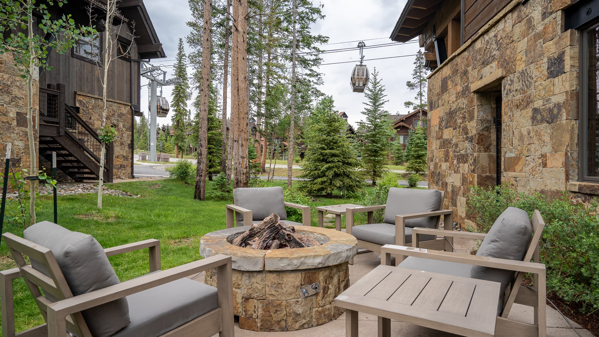 Patio - Highwoods at Shock Hill - Breckenridge Vacation Rental