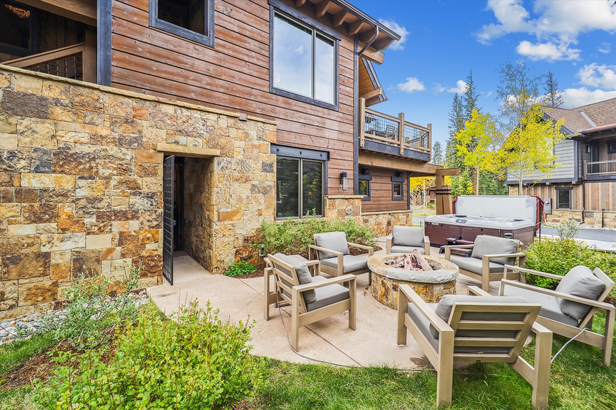 Patio - Highwoods at Shock Hill - Breckenridge Vacation Rental
