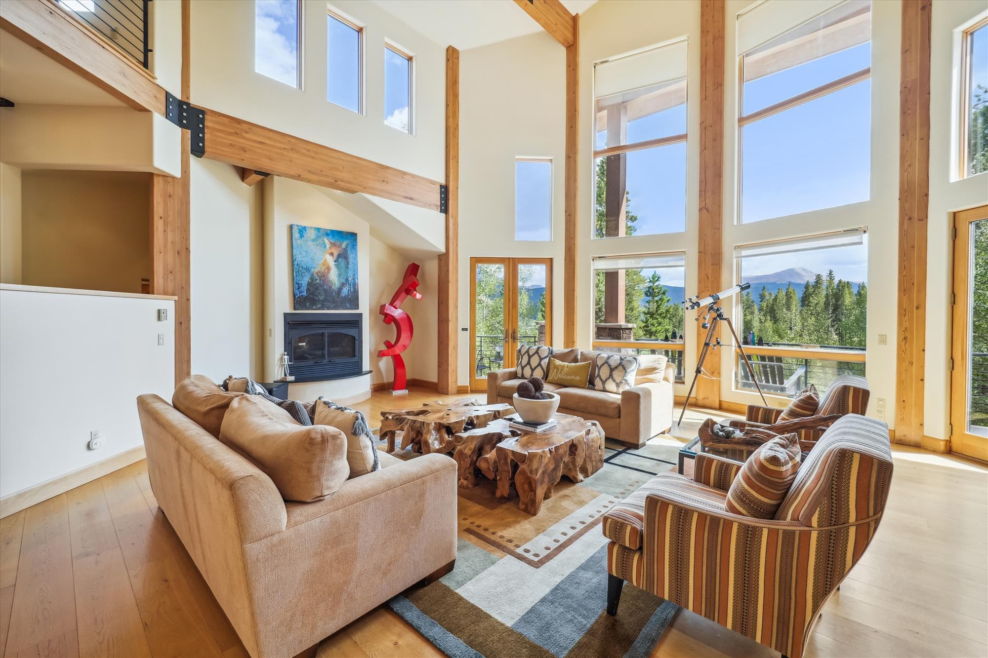 Living Area - Lookout on Christie Lane - Breckenridge Vacation Rental