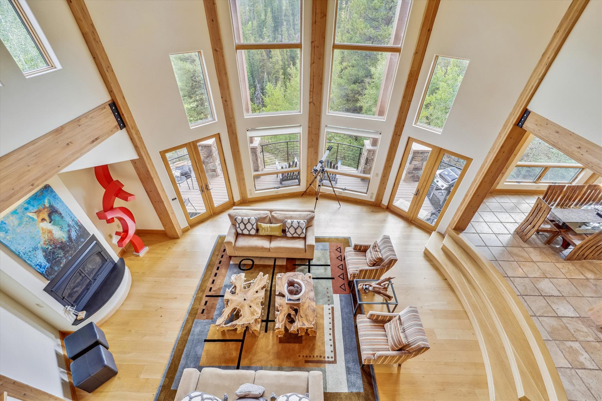 Living Area - Lookout on Christie Lane - Breckenridge Vacation Rental