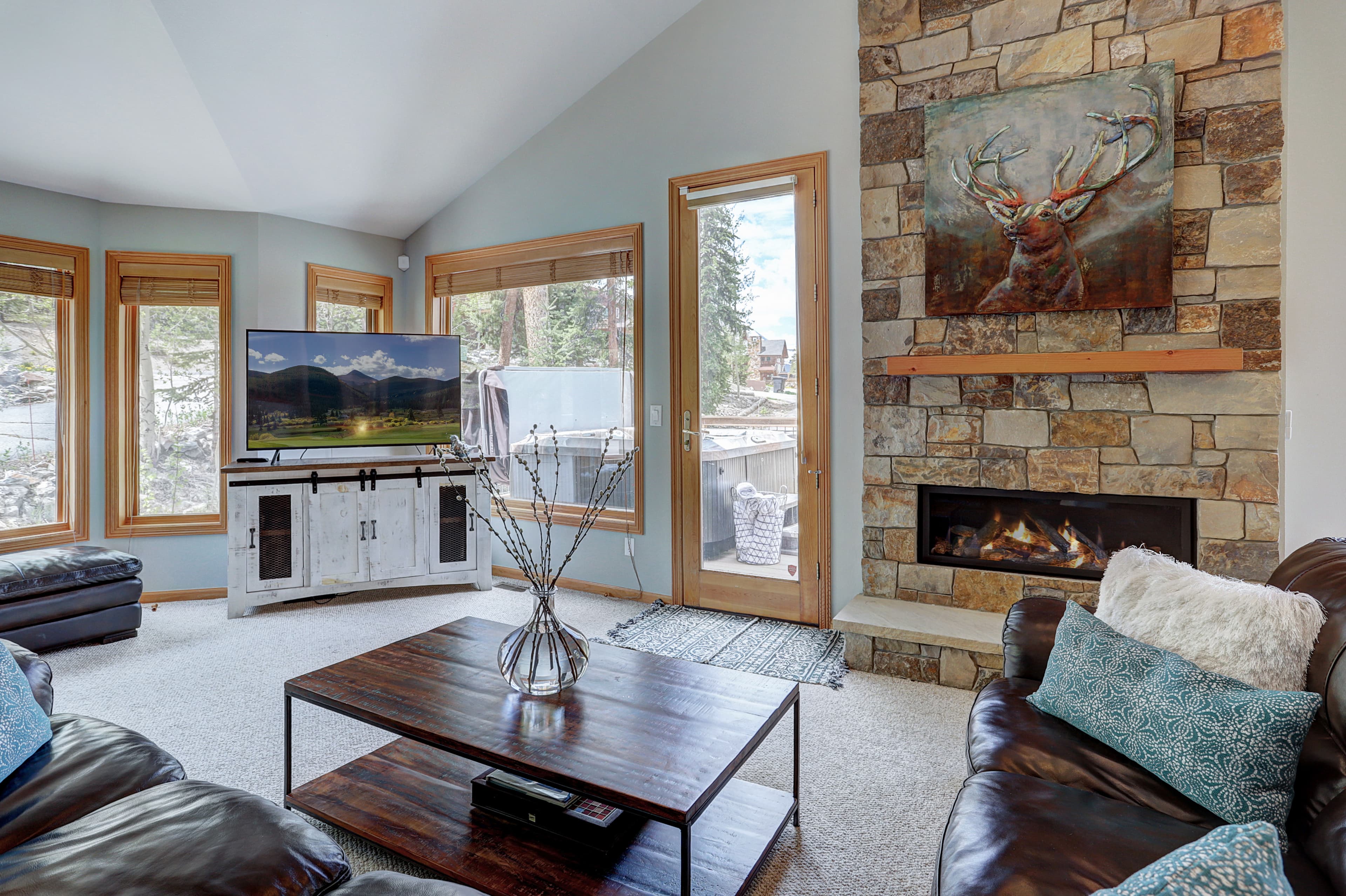 Living Area - Marble Mountain Retreat - Breckenridge Vacation Rental