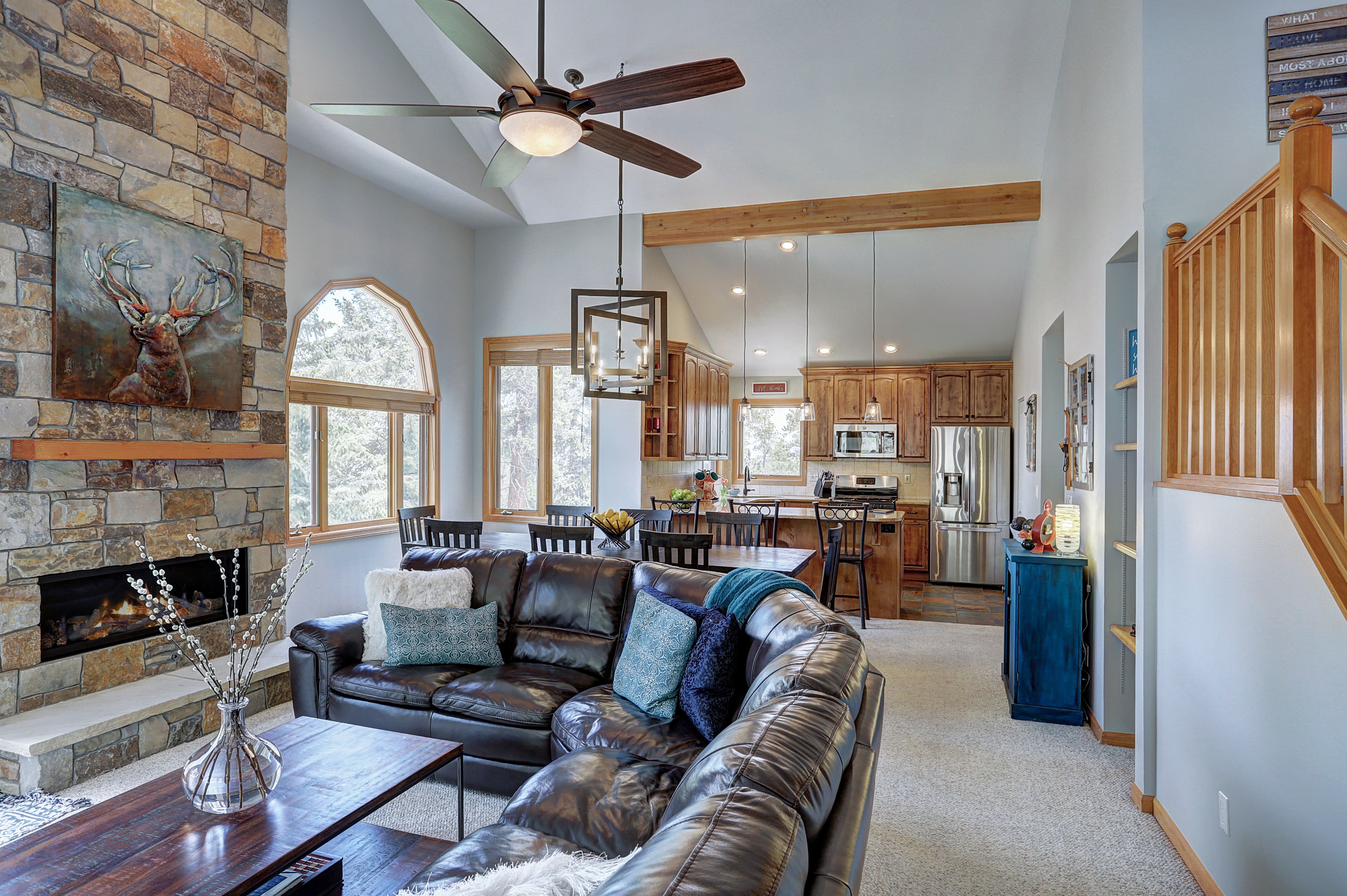 Living Area - Marble Mountain Retreat - Breckenridge Vacation Rental