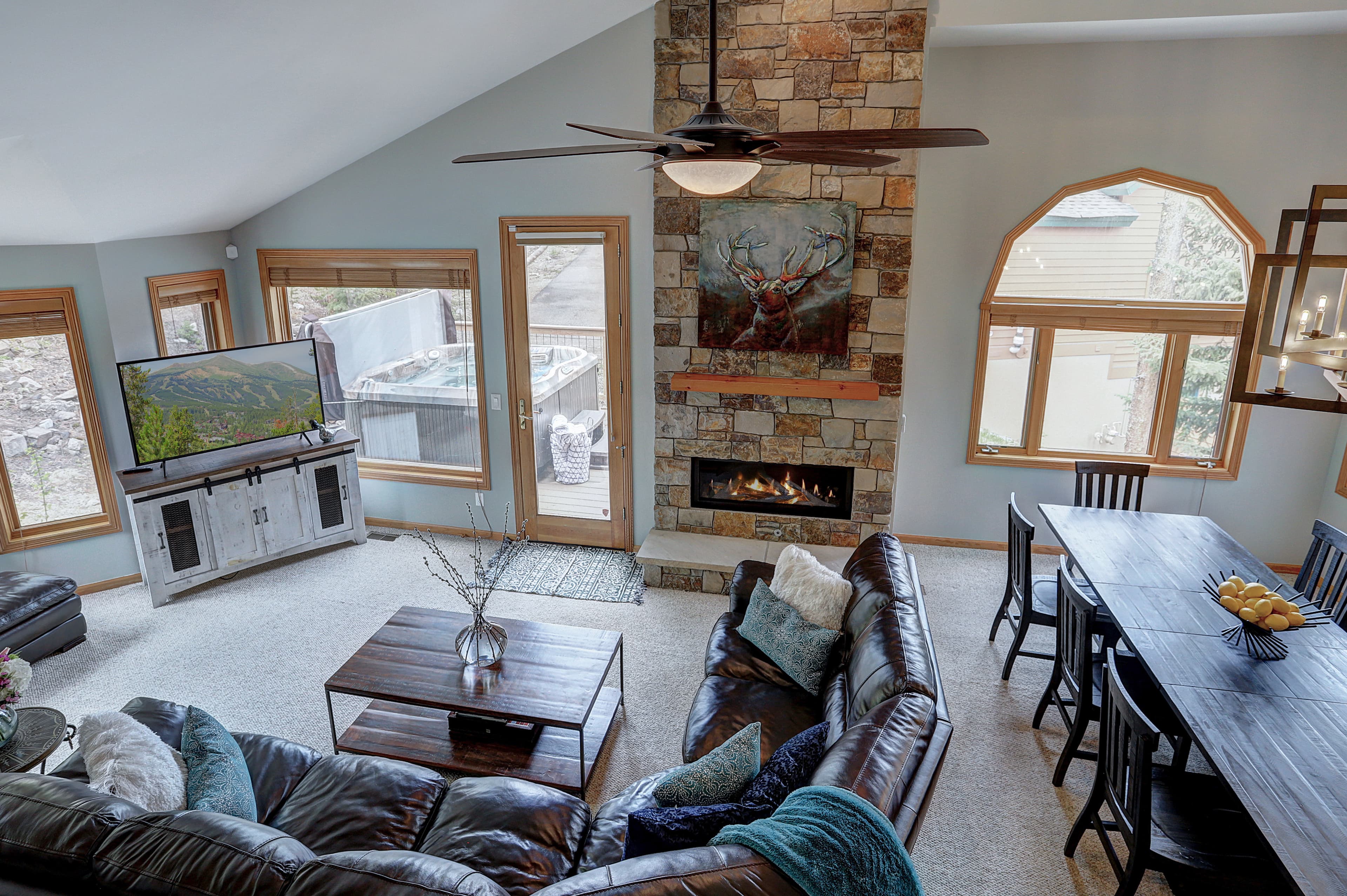 Living Area - Marble Mountain Retreat - Breckenridge Vacation Rental