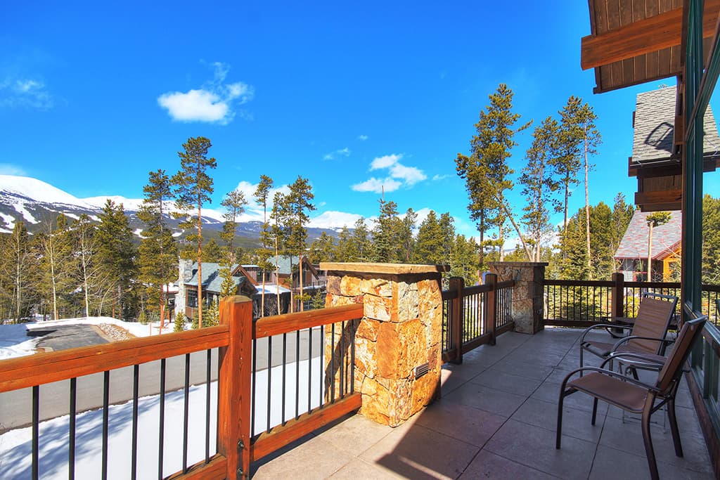 Deck - Mountain Majesty Manor - Breckenridge Vacation Rental