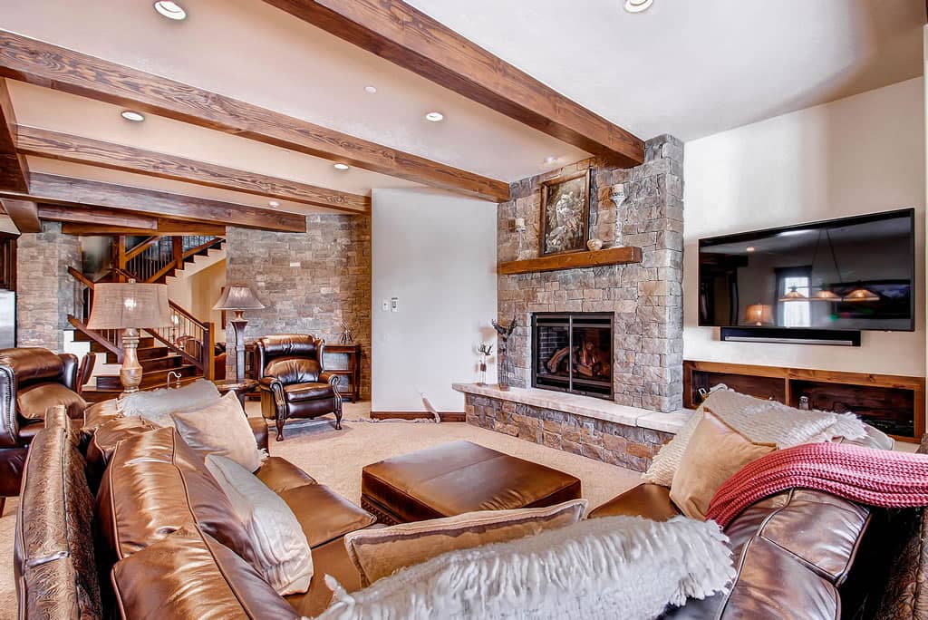 Family Room, Slopeside Manor, Breckenridge Vacation Rental