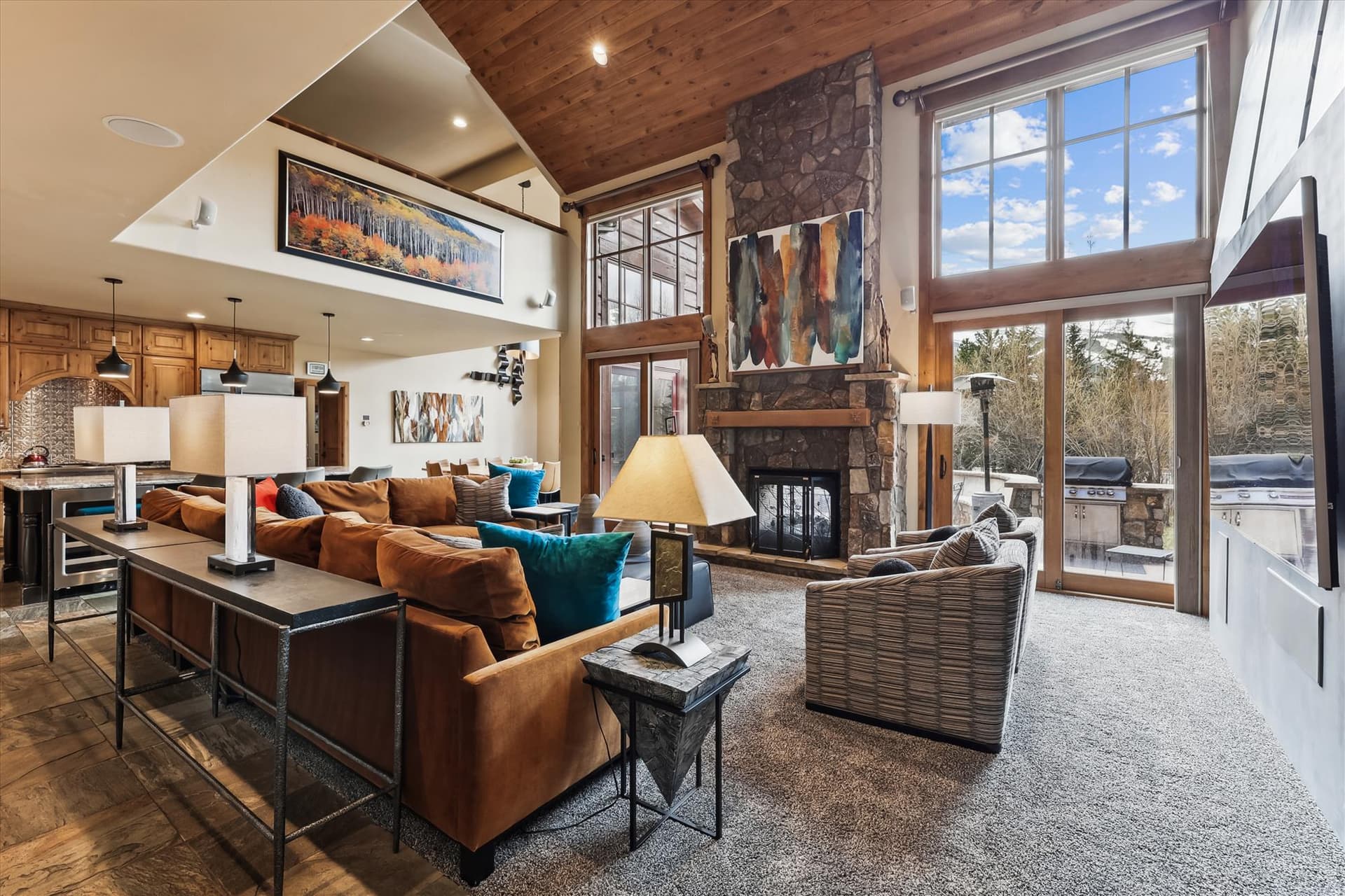Living Room, Snow Mansion, Breckenridge Vacation Rental