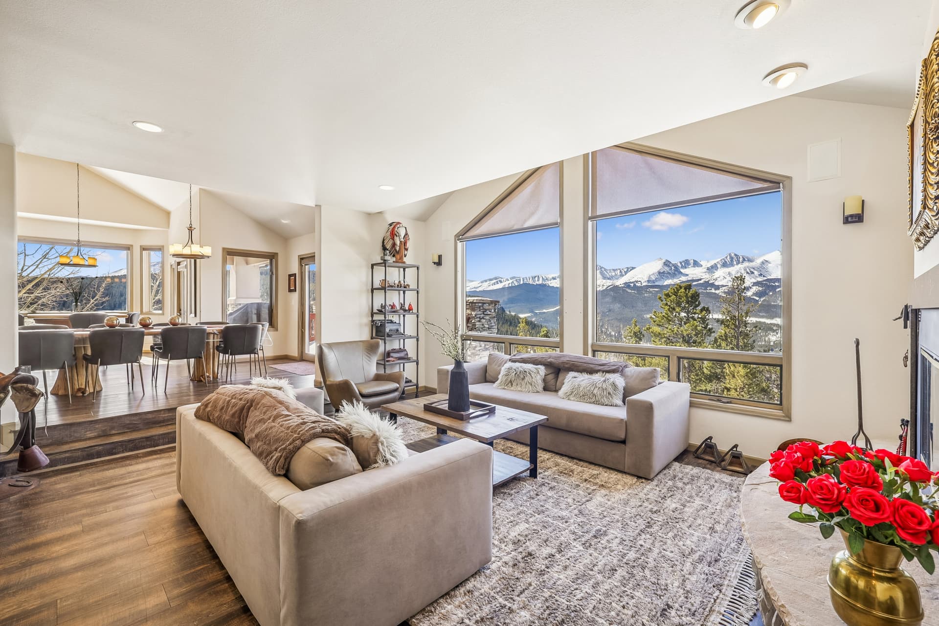 Living Area - Charter Ridge 10 - Breckenridge Vacation Rental