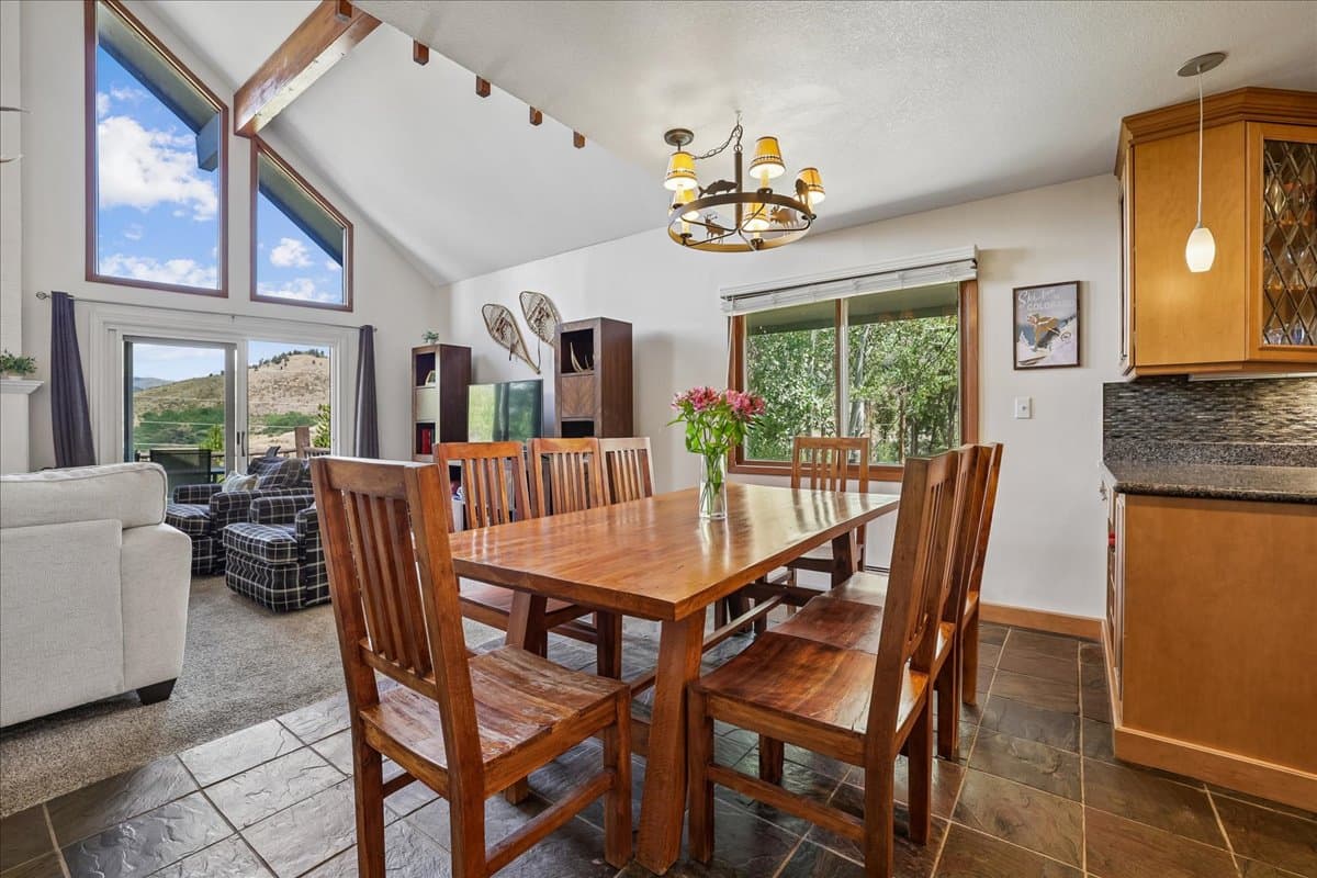 Dining Area - Tenderfoot Basecamp - Dillon Vacation Rental