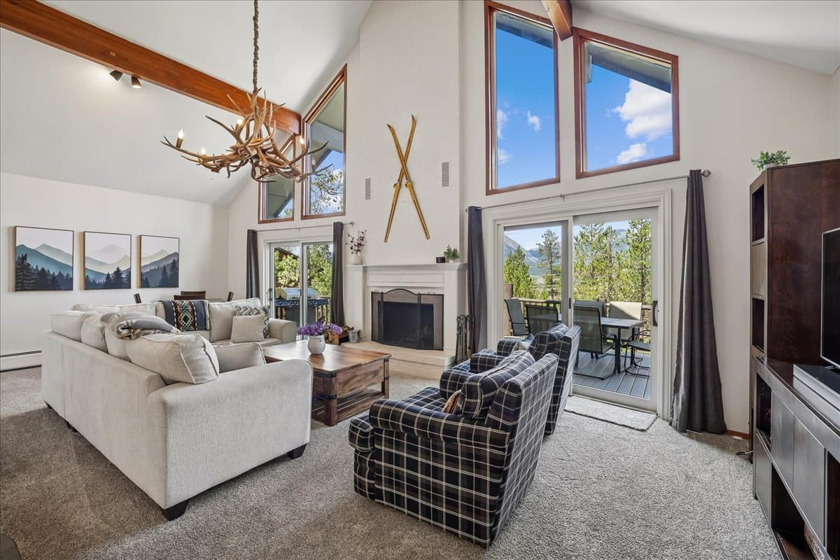 Living Area - Tenderfoot Basecamp - Dillon Vacation Rental