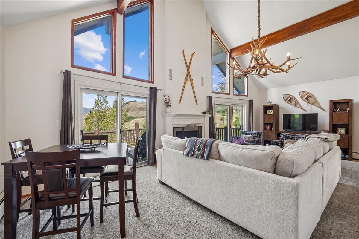 Living Area - Tenderfoot Basecamp - Dillon Vacation Rental