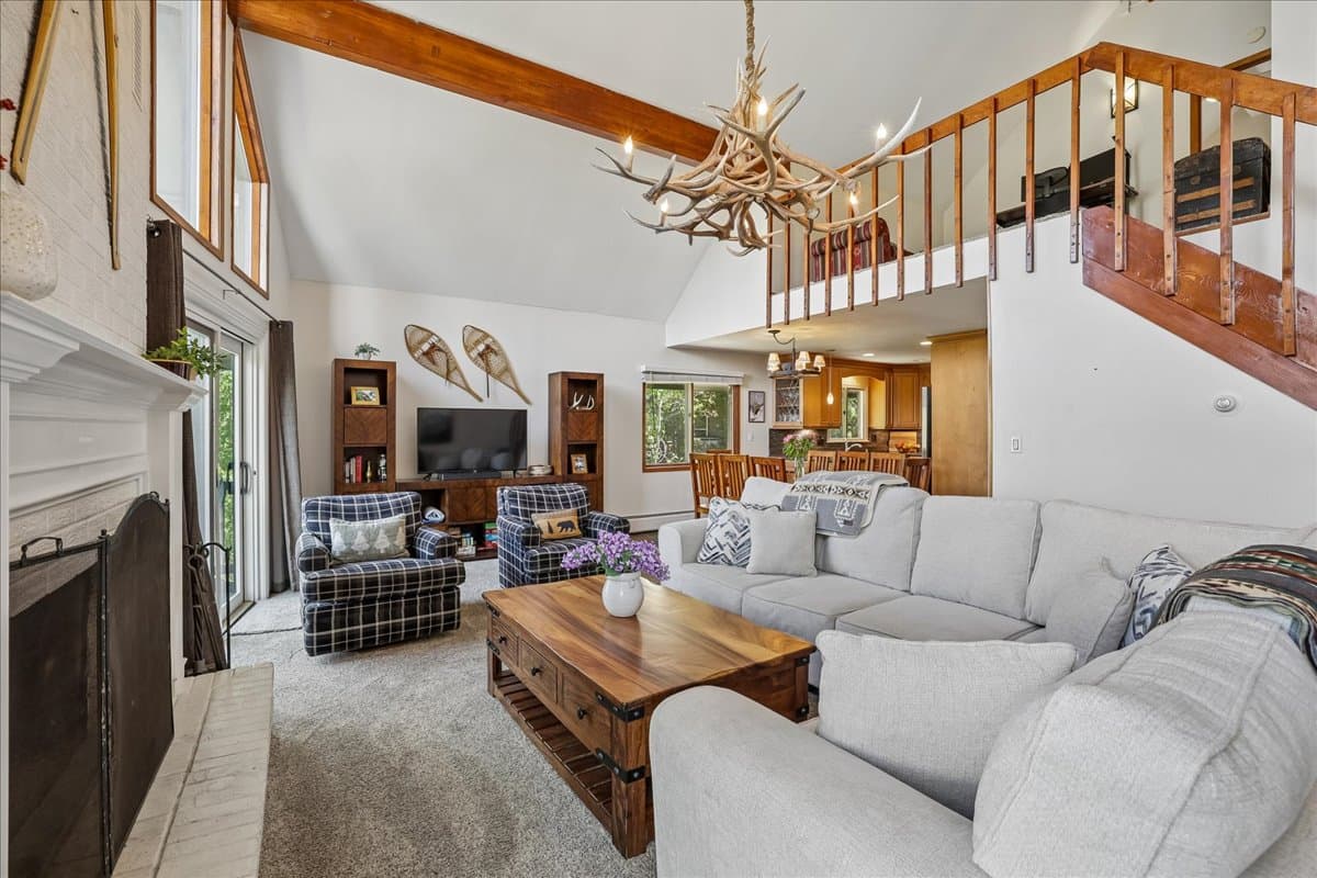 Living Area - Tenderfoot Basecamp - Dillon Vacation Rental