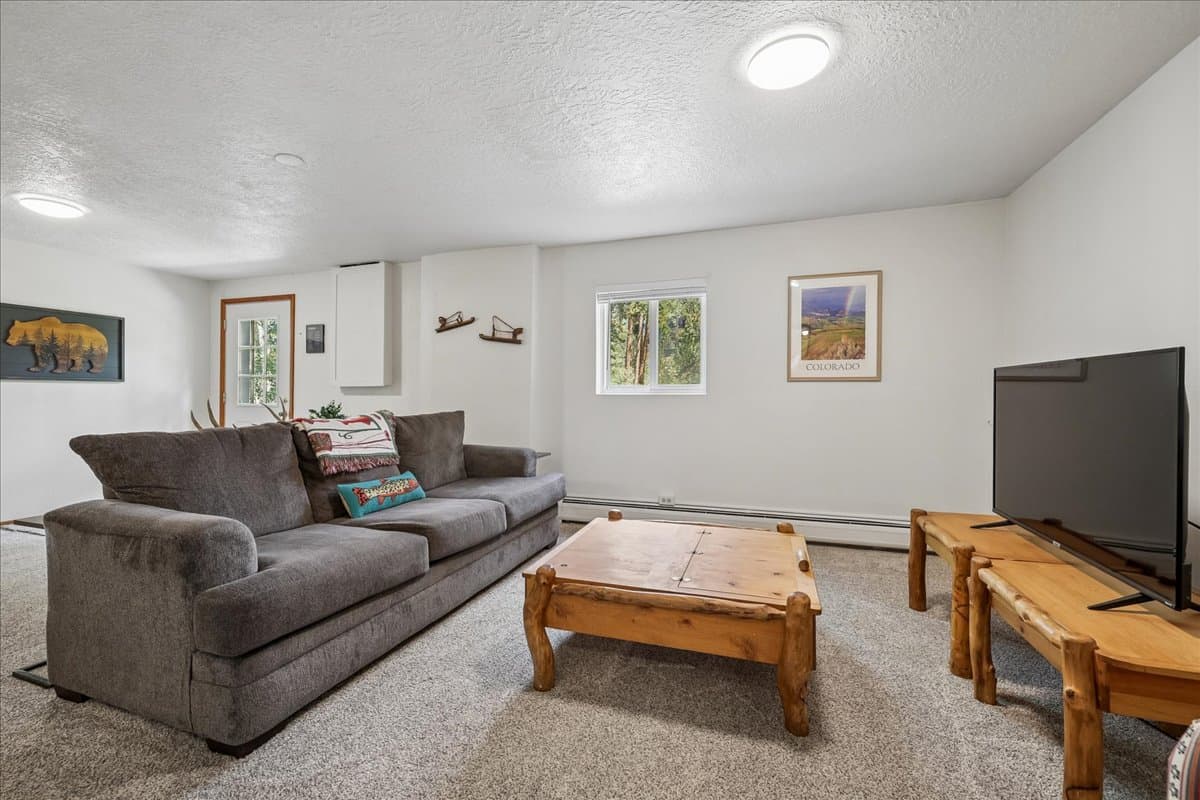 Living Area - Tenderfoot Basecamp - Dillon Vacation Rental