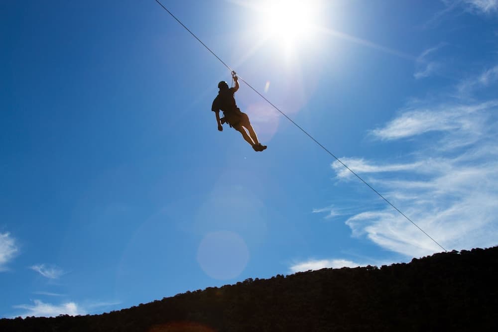 Ziplining