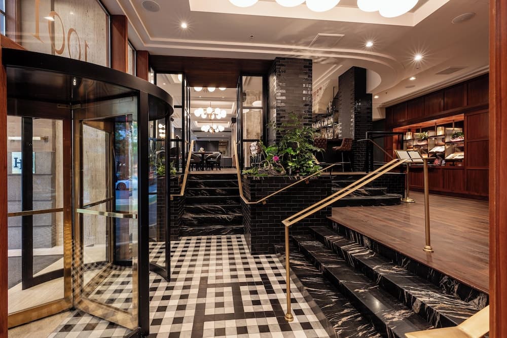 Interior entrance