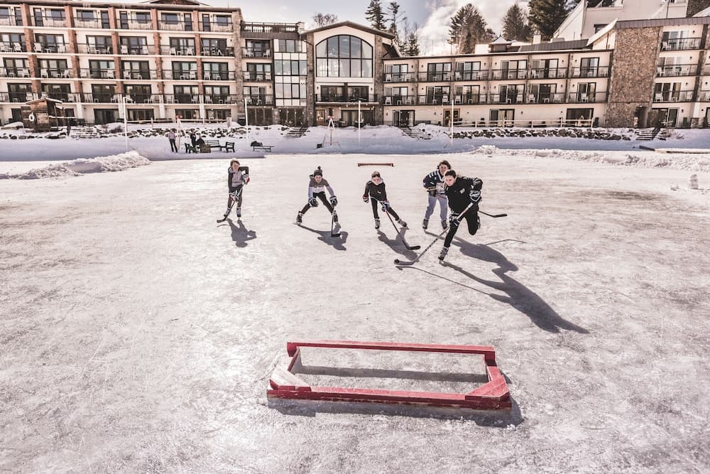 Ice skating