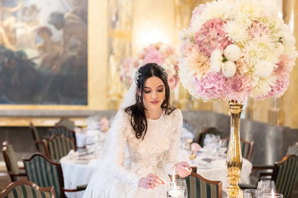 Indoor wedding