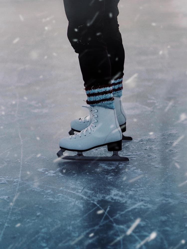 Ice skating