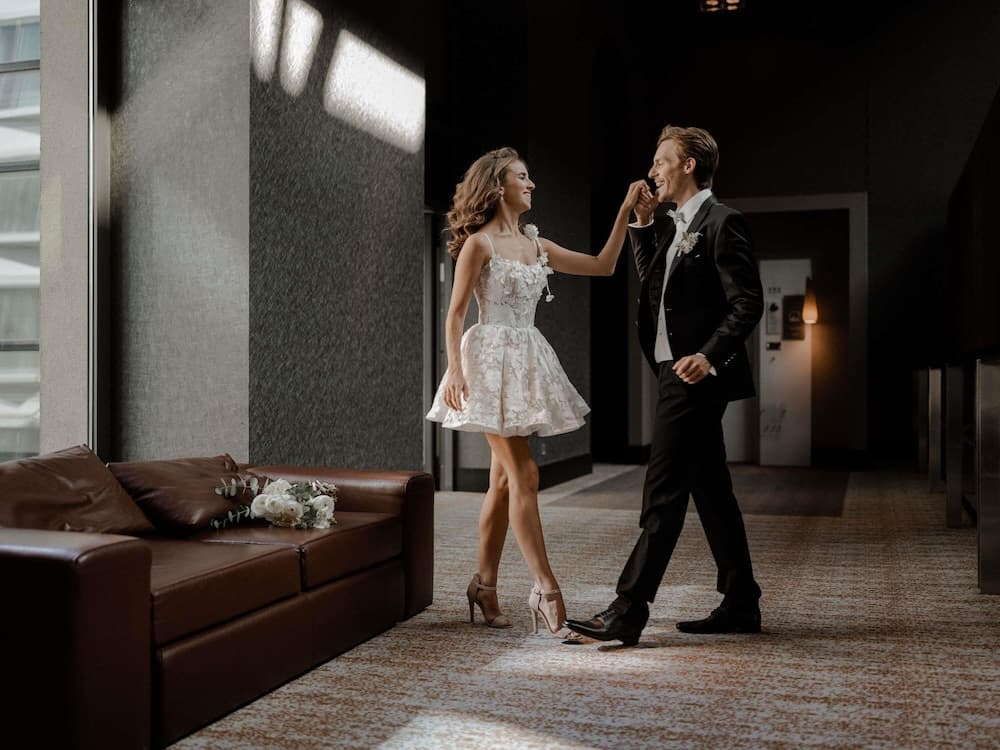 Indoor wedding